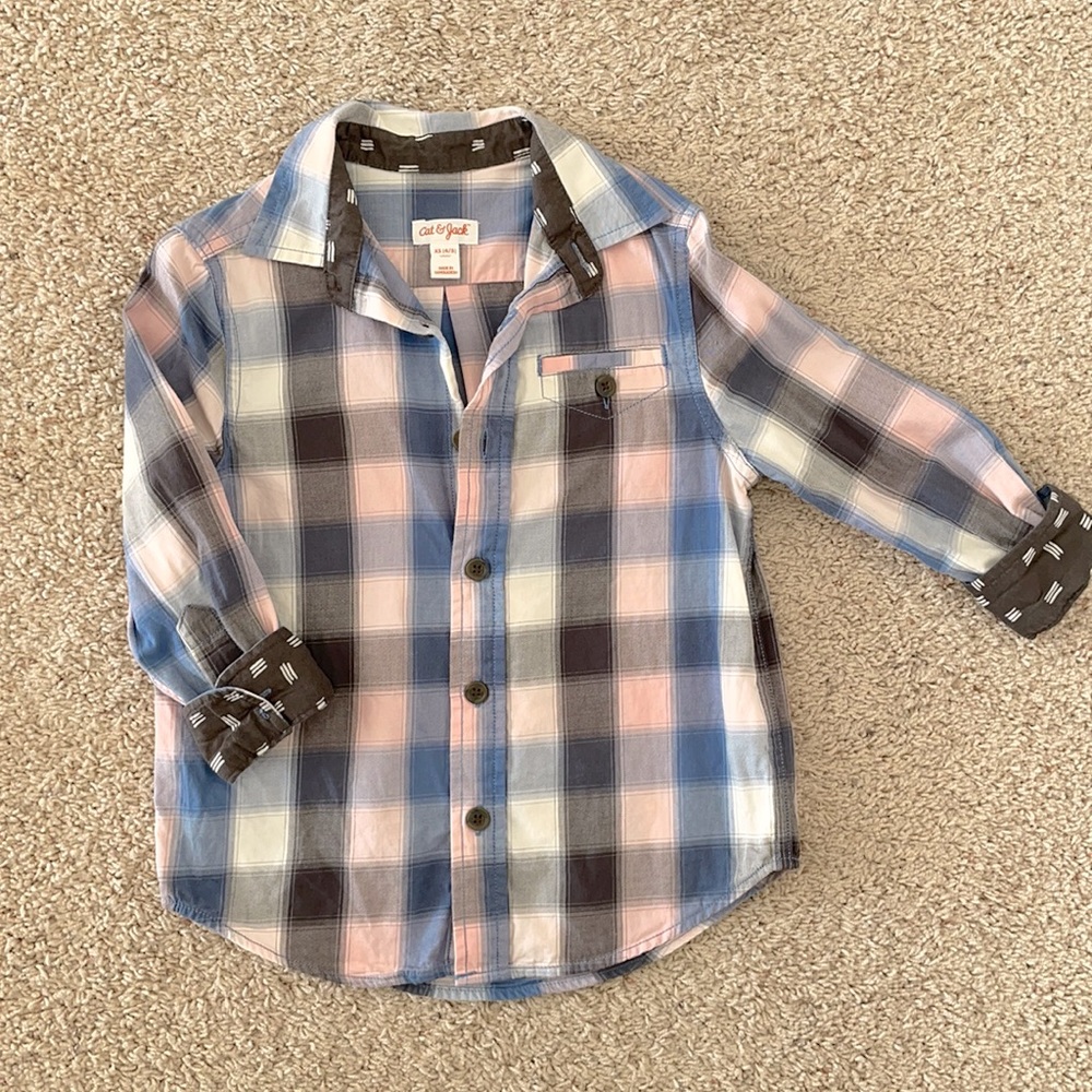 Cat & Jack boys shirt SZ XS 4/5